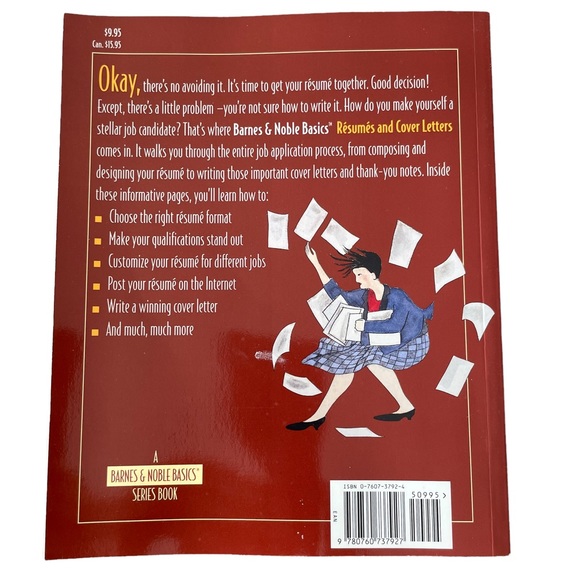 Barnes & Nobles Basics - Resumes and Cover Letters - NWOT - Picture 2 of 11